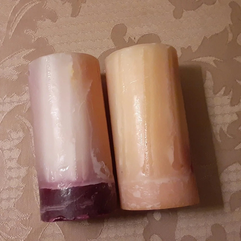 Layered Pillar Candle Set